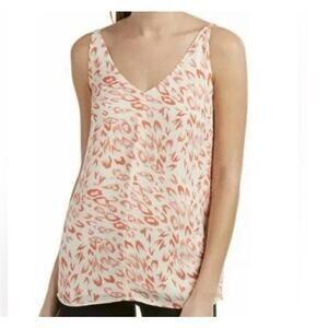 Cabi Flirty Leopard Print Sleeveless Cami Top US Women's XS